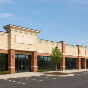 Contemporary shopping center and retail plaza exterior in Virginia Beach